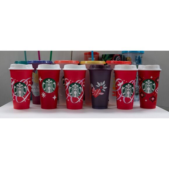 Lot of 16 Starbucks Hawaii Tumbler Cups  / Reusable Cups - Holiday / Reserve - Picture 6 of 11